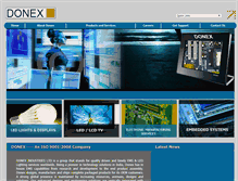 Tablet Screenshot of donex.in