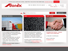Tablet Screenshot of donex.com.pl